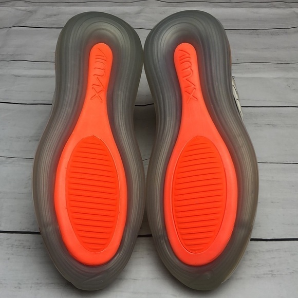 Nike Air Max Shoes Sail-White-Black-Hyper Orange 7 - Picture 5 of 9